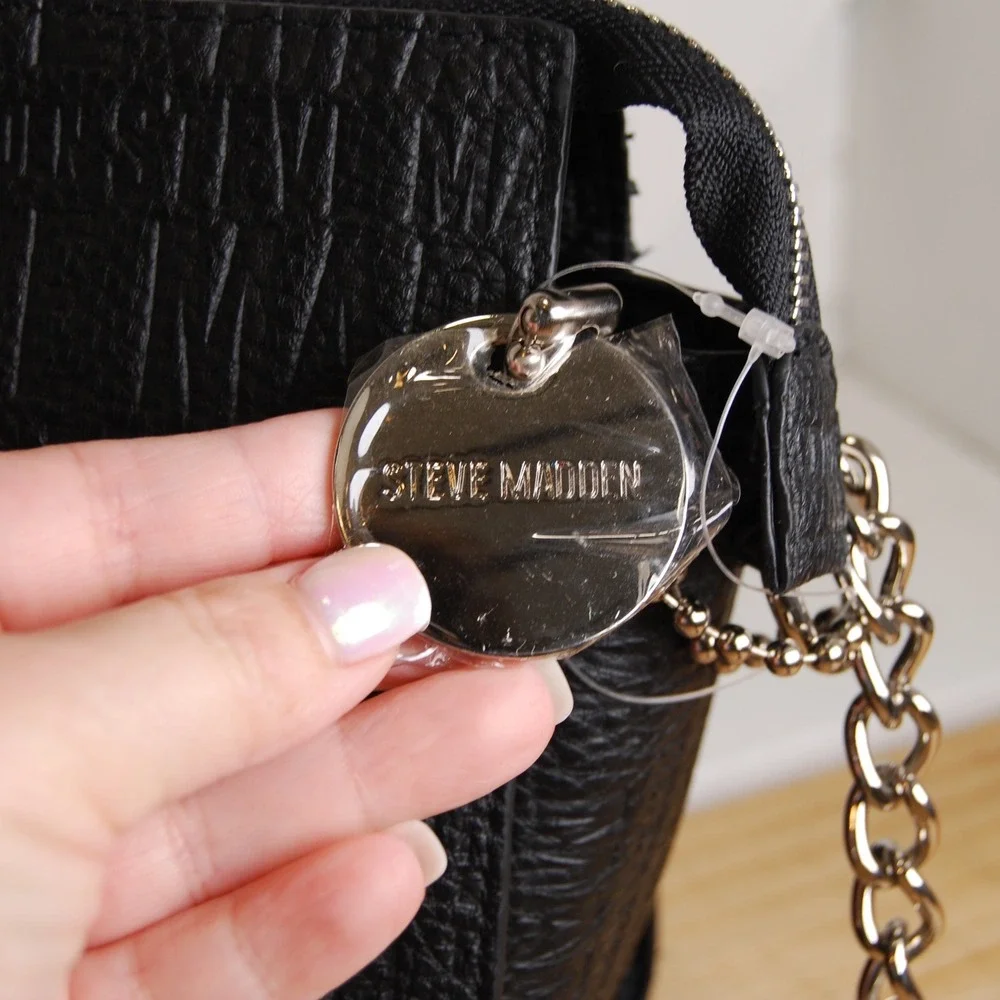 Steve Madden black vegan